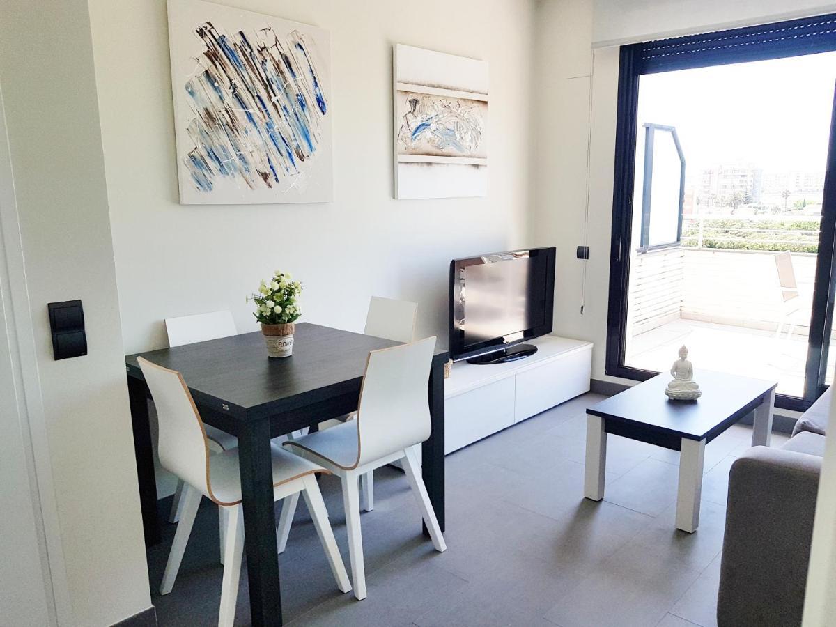 Atico Aqua Peniscola, 1ª Linea De Playa, Parking Y Piscina Lägenhet Exteriör bild