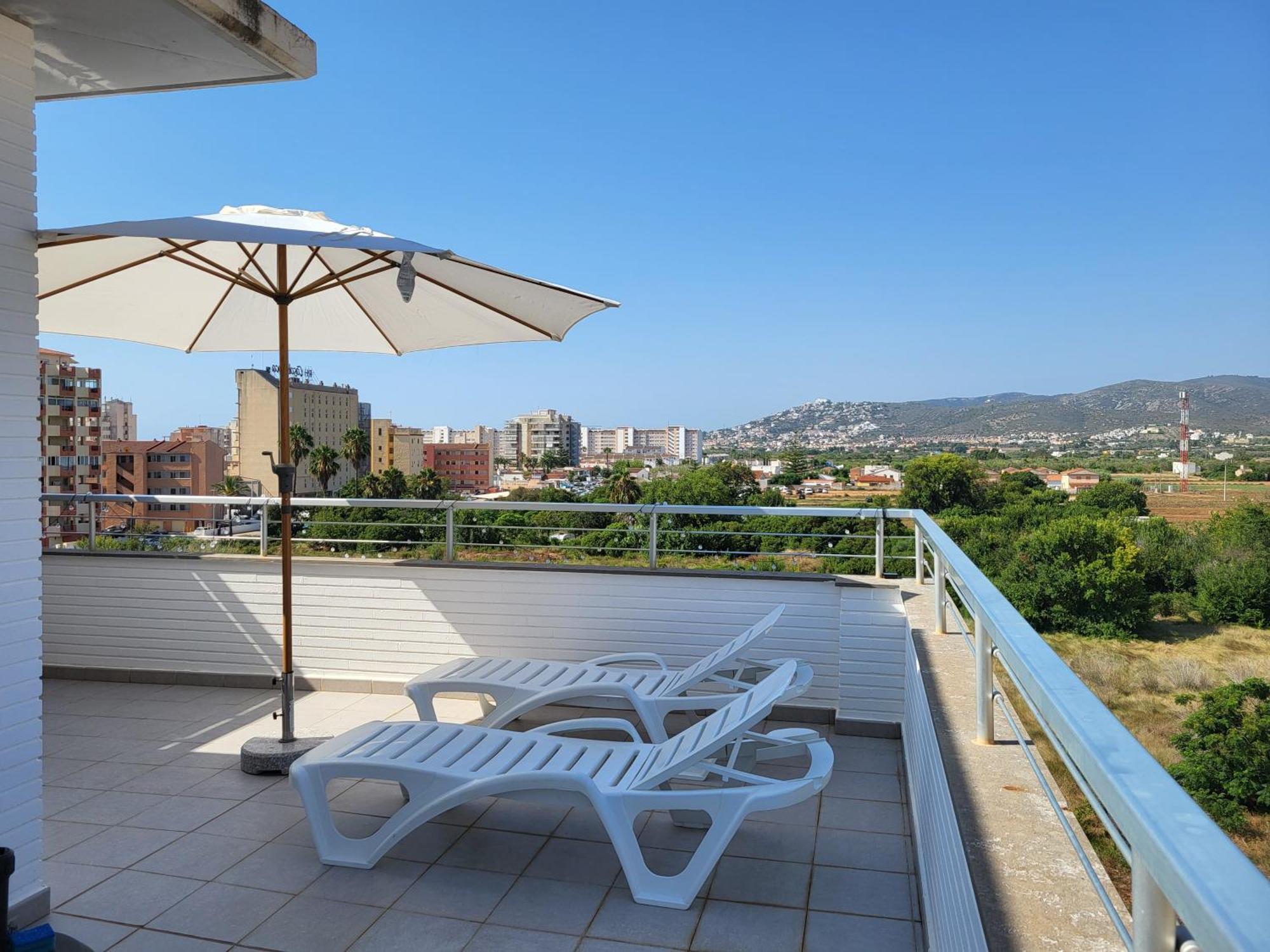 Atico Aqua Peniscola, 1ª Linea De Playa, Parking Y Piscina Lägenhet Exteriör bild